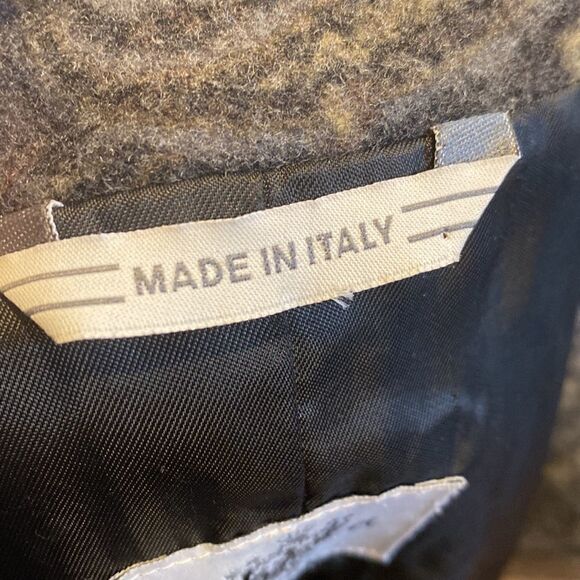 Apria Cashmere Angora Blend Paisley Coat Small - Picture 9 of 15